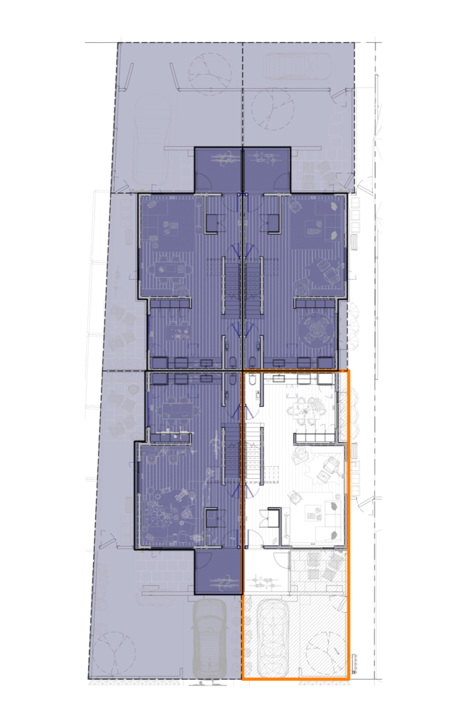 Unit B Ground Fourplex Units at 1051 4th Street, Courtenay BC